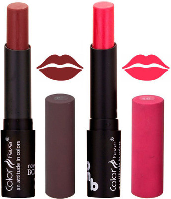 

Color Fever Brown Creamy Matte Lipstick-01-16(Brown, Pink, 7 g)