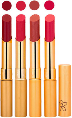

Rythmx Creamy Matte Long Lasing Premium Lipstick Raddish Maroon, Pink, Nude, And Magenta Lip Colors)(Raddish Maroon, Pink, Nude, Magenta, 8.8 g)