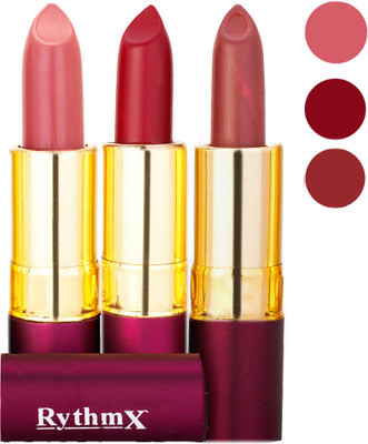 

Rythmx Matte Lipstick Combo 415 421 436(Multicolor,)