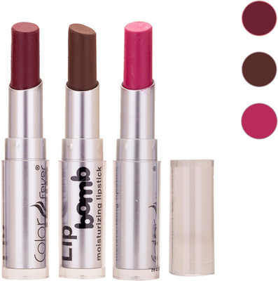 

Color Fever New Delhi Girls Selected Color Lipstick 82(Wine, Brown, Purple, 9.6 g)