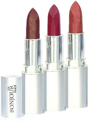 Bonjour Paris Professional 094 Coffee,Mauve,Nude Lipstick(Coffee, Mauve, Nude, 11.4 g)