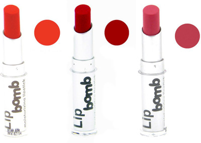 

Color Fever Bomb Matte Lipstick 18-14-11(Orange, Cardinal, Crimson)