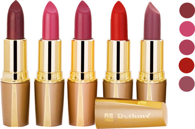 

Rythmx Creamy Matte Lipstick 2207201646 Light Red, Neon Pink, Brown, Light Brown, Pink Lipstick(Brown, Purple, Maroon, Red, 20 g)