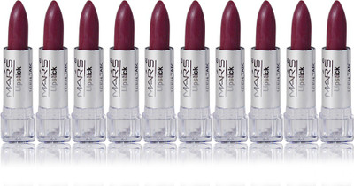 

Mars Mini Purple Color Lipstick Pack of 10(PRPL, 2.5 ml)