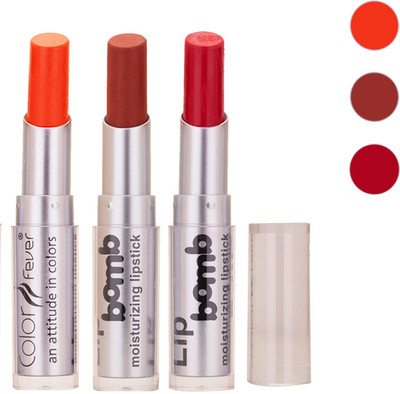 

Color Fever Delhi Ki Mashoor Lipstick 344(Orange, Brick Red, Red, 9.6 g)