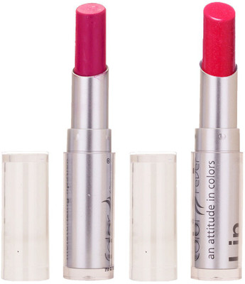 Color Fever Creamy Matte Limited Offer77160149Purple, Pink Lipstick Set(Purple, Pink, 6.4 g)