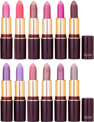 

Qunex Rich Colour Lipstick Wholesale Combo 1105201603(Multicolor,, 48 g)