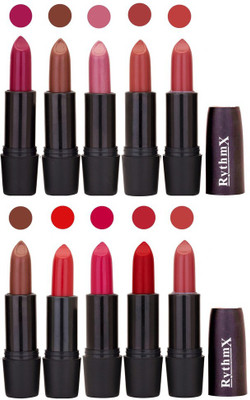 

Rythmx Lipstick Wholesale Rate All Color Combo Set(Shade - 40)