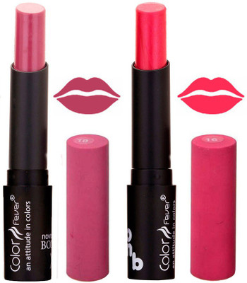 

Color Fever Wine Creamy Matte Lipstick-10-16(Wine, Pink, 7 g)