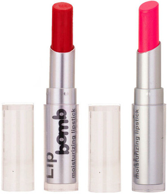 

Color Fever Creamy Matte Limited Offer77160409Red, Neon Lipstick Set(Red, Neon, 6.4 g)