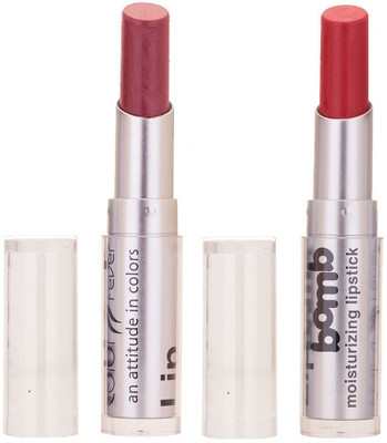 

Color Fever Creamy Matte Limited Offer77160232Mauve, Brick Orange Lipstick Set(Mauve, Brick Orange, 6.4 g)