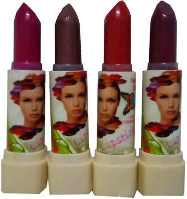 

Kwality Beautiful Lipstick Pack-WSA- of 4(4 Multicolor)