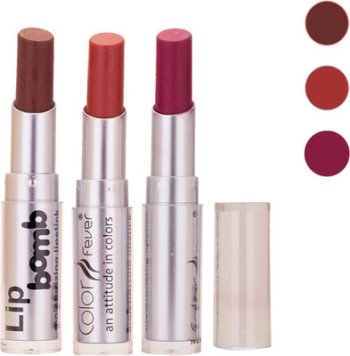 Color Fever New Delhi Girls Selected Color Lipstick 182(Brown, Brick, Wine, 9.6 g)