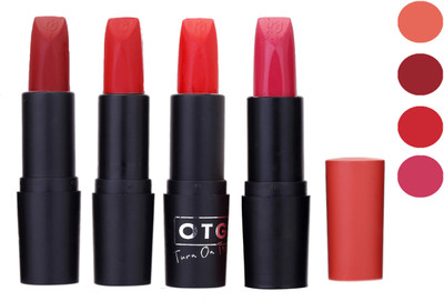 

OTG Colour Show Hot Lipstick 114(Maroon-Brick Red-Peach-Pink, 16.8 g)