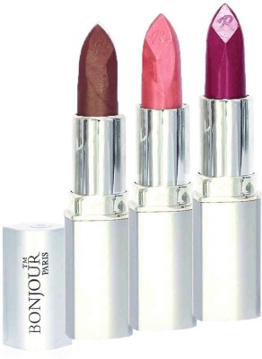 

Bonjour Paris Professional 037 Coffee,Light Pink,Wine Lipstick(Coffee, Light Pink, Wine, 11.4 g)