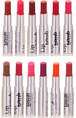 

Color Fever Whole Sale Lipstick 008(Coffee, Pink, Pink, Purple, Brick Orange, Orange, Brick Red, Pink, Maroon, Dark Red, Ruby Red, Pink, 48 g)