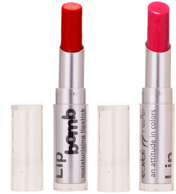 

Color Fever Creamy Matte Limited Offer77160254Red, Pink Lipstick Set(Red, Pink, 6.4 g)