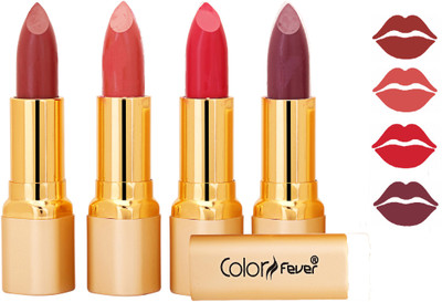 

Color Fever Exclusive Long Lasting Intense Wear Matte Lipstick (Multicolor) 86(Mauve, Peach, Neon, Plum)