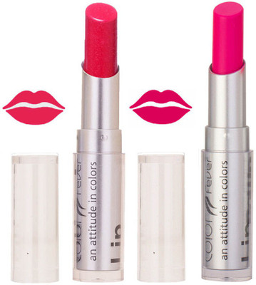

Color Fever Hot Creamy Matte Girls Lipstick 384(Pink, Neon Pink, 6.4 g)