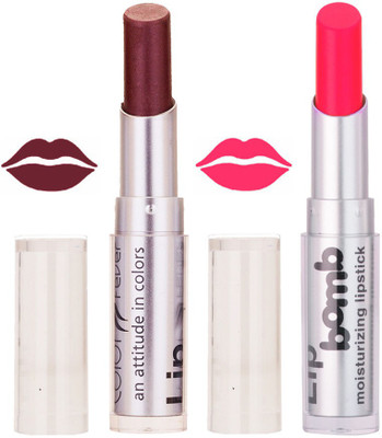 

Color Fever Creamy Matte profissional77160081Brown, Neon Pink Lipstick(Brown, Neon Pink, 6.4 g)