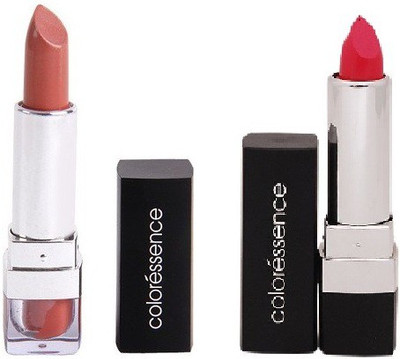 

Coloressence Mesmerising Lip Color (Code-34)-(Code-75) Packof2(Nude Sude, Forever Rose, 4 g)