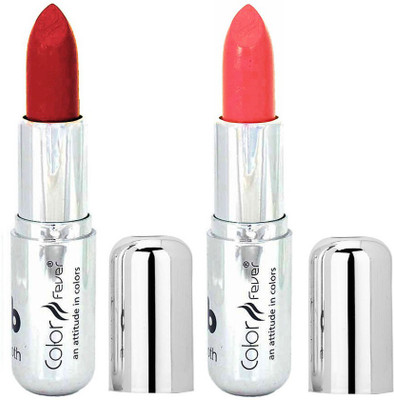 

Color Fever Creamy Matte Peach Lipstick 24061615(Brick Red, Peach, 8.4 g)