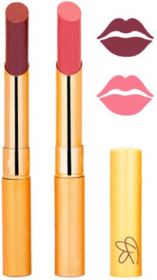 

Rythmx Brown+Nude Color Lipstick Combo 220(Multicolor,)