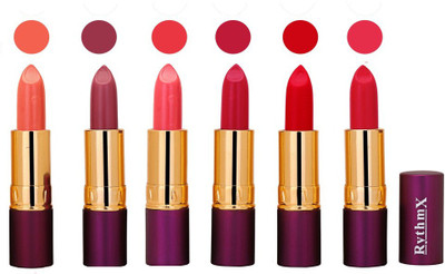 

Rythmx Long Lasting Lipstick (Pack of 6) 1823(Sahde-0126)
