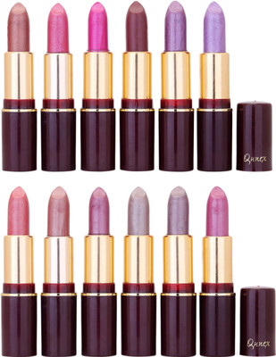 Qunex Rich Colour Lipstick Wholesale Combo 1105201605(Multicolor,, 48 g)