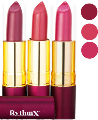 

Rythmx Matte Lipstick Combo 411 429 431(Multicolor)