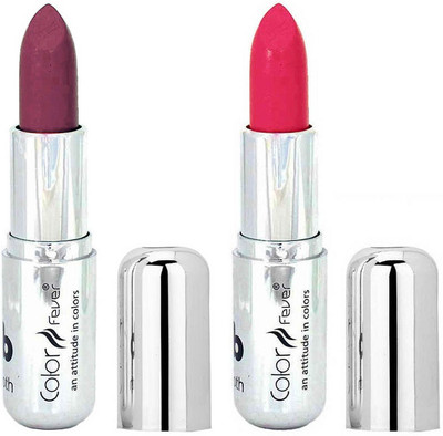 Color Fever Creamy Matte Shine Purple Lipstick 24201666(Light Pink, Pink, 8.4 g)