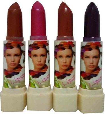 

Kwality Beautiful Lipstick Pack-SXC- of 4(4 Multicolor)