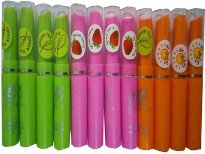

TianNuo Fruit Juice Vitamin C Changeable Color Lipstick- 12ABC(12 Multicolor, 48 g)