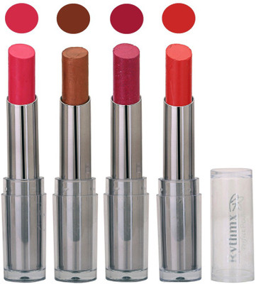 

Rythmx Lipstick in Mazanta,Brown,Shimmer,Red Pack of 4(Multicolor)