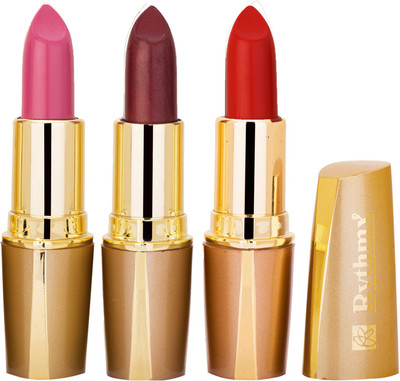 

Rythmx Golden Lipstick Combo 1406201644(Multicolor,, 11.4 g)
