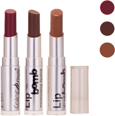 

Color Fever New Delhi Girls Selected Color Lipstick 89(Wine, Brown, Coffee, 9.6 g)