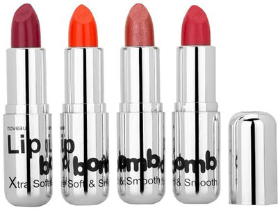 

Color Fever Silver Matte Lipstick Combo 38 57 51 12(Wine, Orange, Pink, Wood Shine, 16 g)