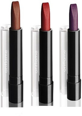 

Oriflame Sweden Pure Colour Pack of 3(Radiant Red, Tempting Brown, Ripe Plum, 4 g)