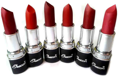 Erecon 6 Multicolor(Makeup Lipsticks Combo EMLP-F-6)