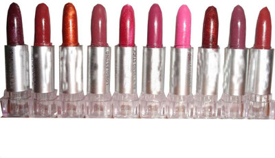 

Shrih Multicolor Mini Lipstick 10 Pcs Set(Multicolor, 3.2 g)