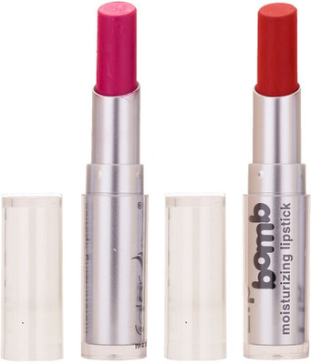 

Color Fever Creamy Matte Limited Offer77160148Purple, Brick Red Lipstick Set(Purple, Brick Red, 6.4 g)