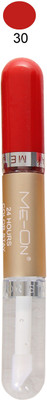 

Meon Lipstick Gloss Color Stay 2 in 1(Bright Red 30)
