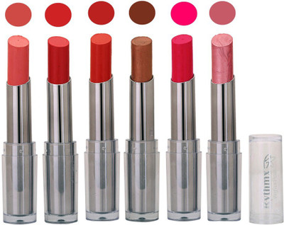 

Rythmx Color Show Creamy Matte Lipstick (Pack of 6) 511(Shade-94)