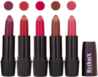 

Rythmx Hi-Defination Matte Lipstick (Pack of 5) 2172(Multicolor,)