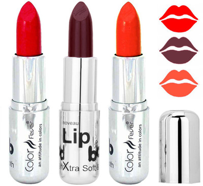 

Color Fever Red Color Lipstick 15401621(Multicolor,, 12.6 g)