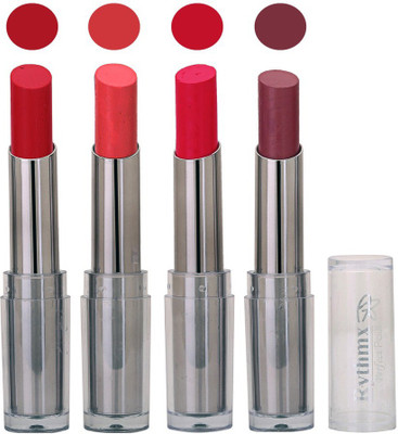 

Rythmx Lipstick in Pink,Peach,Mazanta,deep Plum Pack of 4(Multicolor)