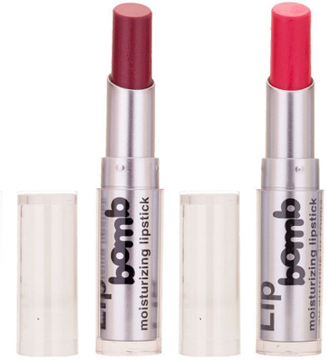 

Color Fever Creamy Matte Limited Offer77160276Purple, Pink Lipstick Set(Purple, Pink, 6.4 g)