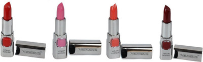 

fashion&digital 7 Heavens multicolour 4 lipsticks combo(multicolor, 3.8 g)