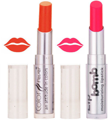 

Color Fever Hot Creamy Matte Girls Lipstick 365(Orange, Neon Pink, 6.4 g)