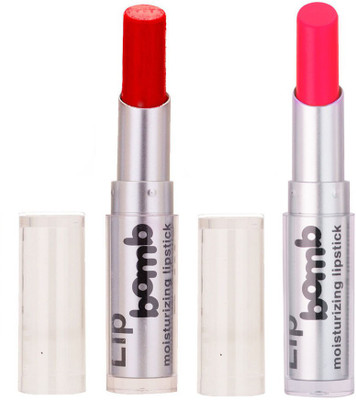 

Color Fever Creamy Matte Limited Offer77160261Red, Neon Pink Lipstick Set(Red, Neon Pink, 6.4 g)